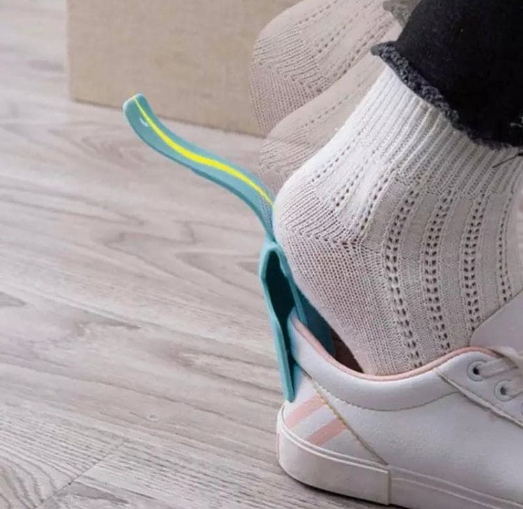 Set Of 2 Lazy Shoe Wear Helper, Shoe Lifting Helper, Portable Sock Slider - Handled Shoe Horn Set Of 2 Lazy Shoe Wear Helper, Shoe Lifting Helper, Portable Sock Slider - Handled Shoe Horn